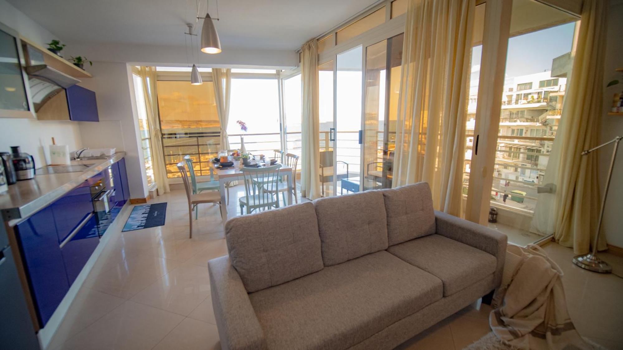 Mellieha Bay 3 Bedroom Apartment "Coastal Comfort" Bagian luar foto